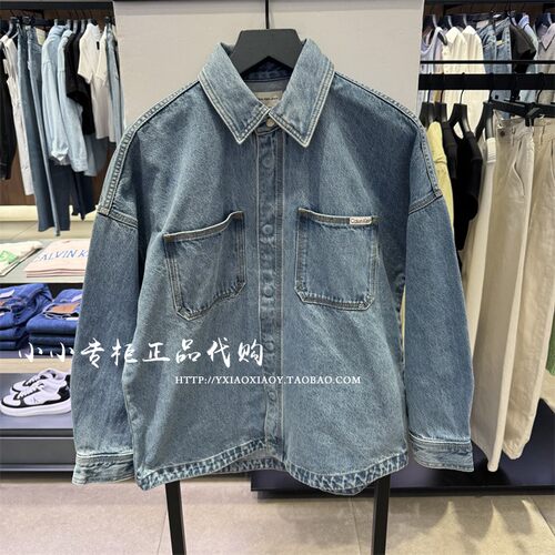 CKJeans正品25春夏新款女士衬衫