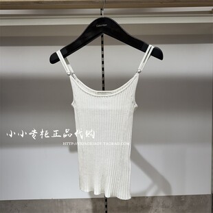 CK Jeans专柜正品 2025早秋新款女士时尚性感针织吊带背心47C306G