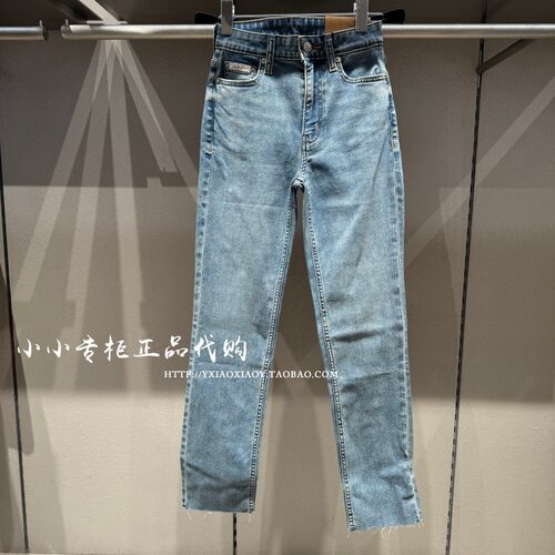 CKJeans修身直筒牛仔裤