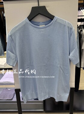 CK Jeans专柜正品 2025夏季新款女装字母印花圆领短袖T恤 44B299G