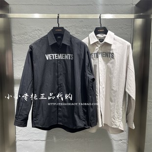衬衫 男女印花翻领长袖 14530001 24秋款 VETEMENTS维特萌专柜正品