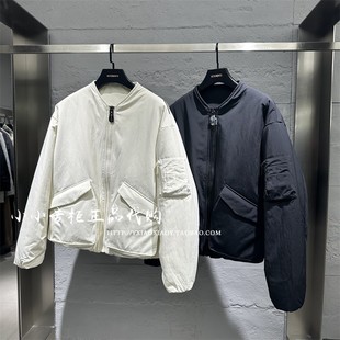 无领棉服14711001 男女刺绣工装 VETEMENTS维特萌专柜正品 2024冬款