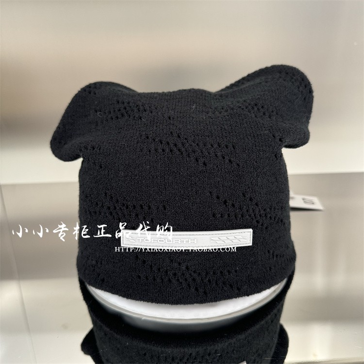 TOFOURTH百搭刺绣针织冷帽