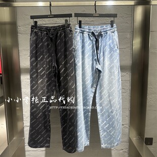 2025春夏男女满印宽松牛仔裤 VETEMENTS维特萌专柜正品 35366001