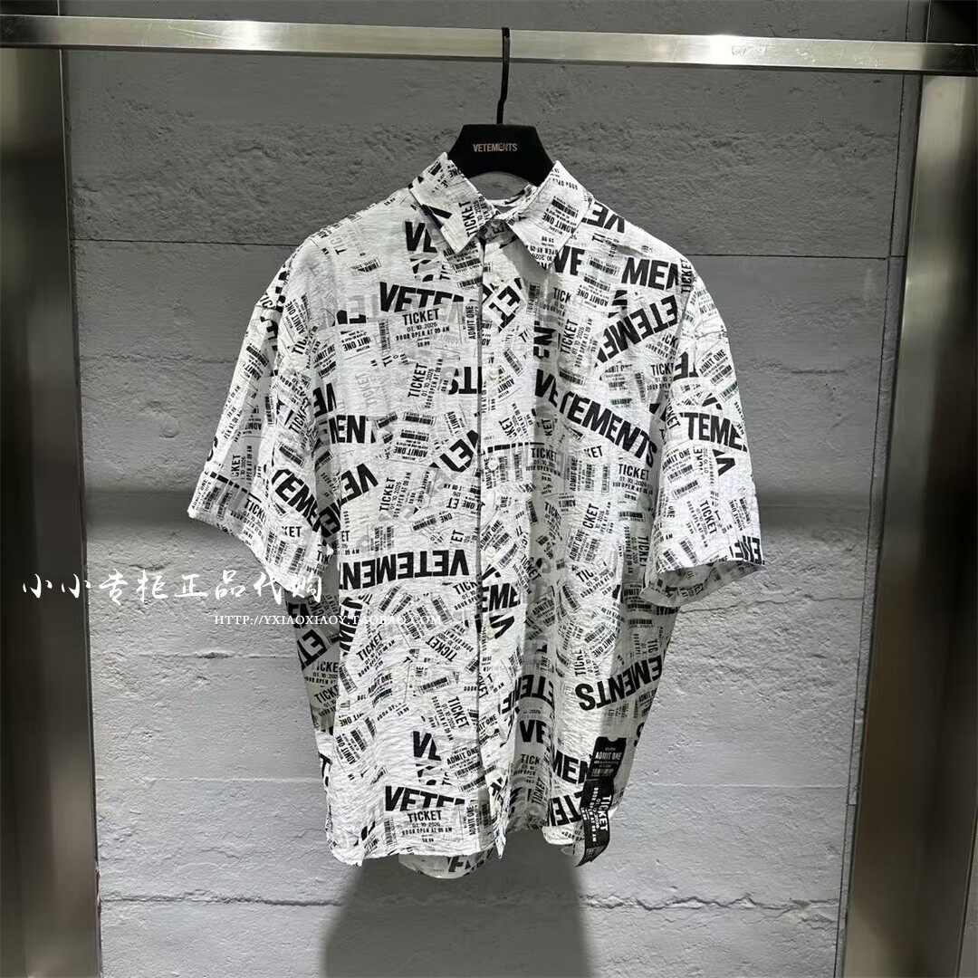 VETEMENTS专柜正品26春夏款衬衫图片