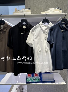 CK Jeans专柜正品 2025春夏款男装简约翻领短袖T恤POLO衫40EM272