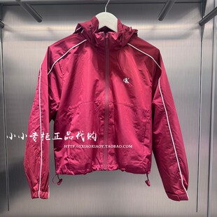 CK Jeans专柜正品 2026秋季新款女士复古刺绣冲锋衣外套 47H516G