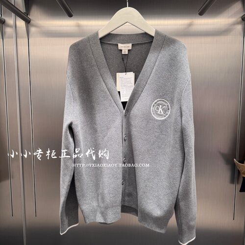 CKJeans刺绣针织开衫外套