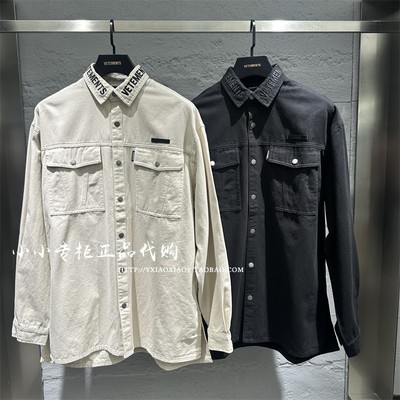 VETEMENTS正品2025秋款男女衬衫