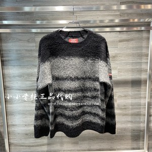 SprayGround鲨鱼专柜正品 2023冬款男女条纹针织衫毛衣 W0942801