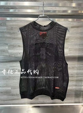 SPRAYGROUND鲨鱼专柜正品 2025夏款男女宽松无袖圆领背心W1120101