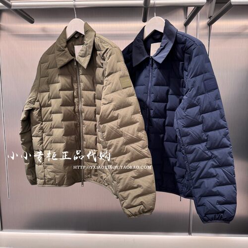 CKJeans翻领90鹅绒羽绒服