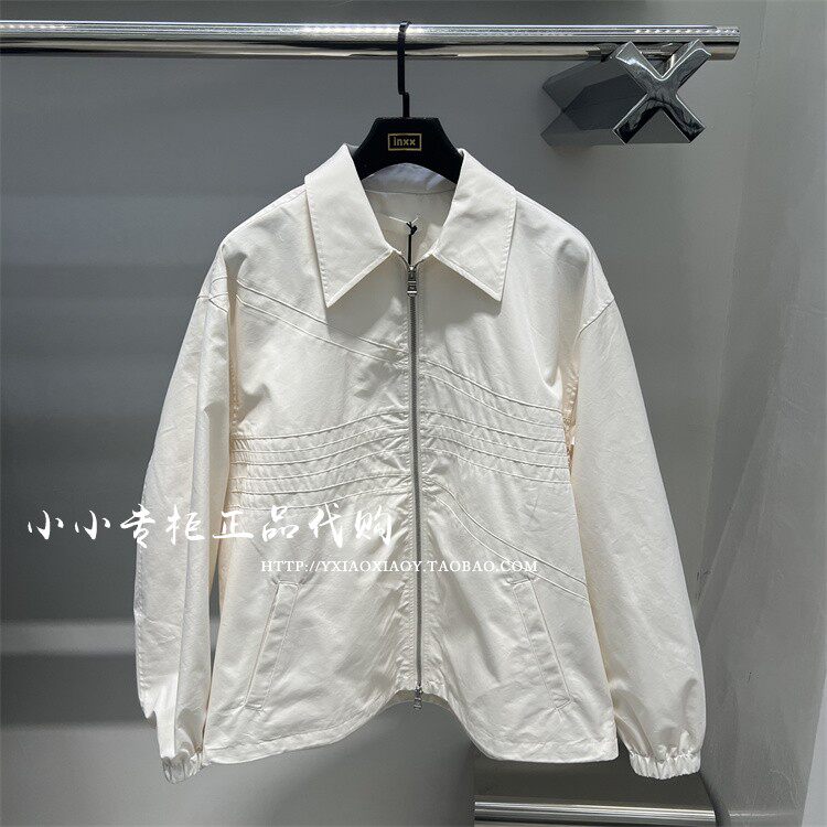 INXX专柜正品 2025春款男女简约宽松拼接个性夹克外套 XWF1140128