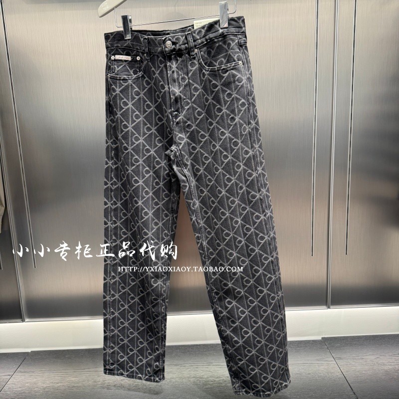 CKJeans满印老花牛仔裤