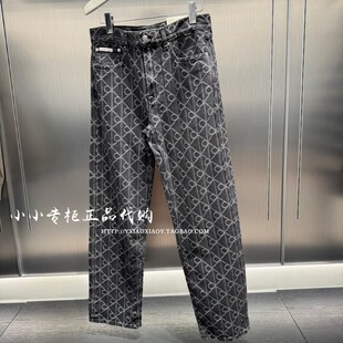 复古老花满印牛仔长裤 男士 2025秋冬新款 4RE772G Jeans专柜正品