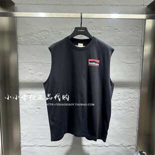 男女圆领无袖 新款 背心35358001 2025夏季 VETEMENTS维特萌专柜正品