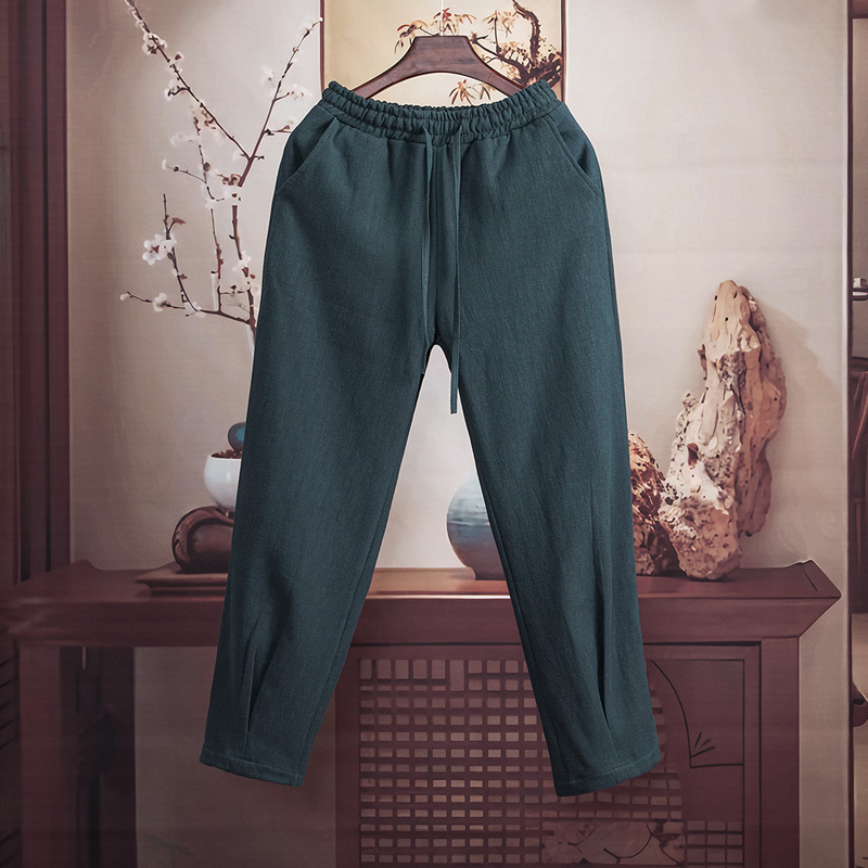 加绒加厚中老年休闲裤