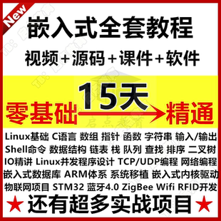 2025年物联网嵌入式软件开发培训课程零基础视频教程自学编程网课
