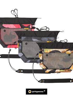 户外轻量化露营徒步斜挎子母包X-Pac迷彩布单肩包斜跨包随身小包