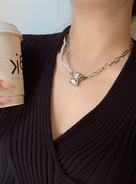 韩版个性百搭合金加珍珠