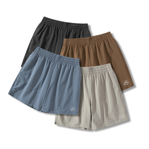 Sinrcrew户外软壳越野跑步运动健身速干拉链短裤夏季薄冲浪沙滩裤