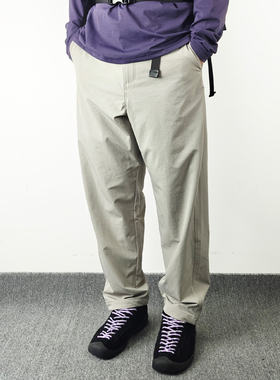 Sinrcrew厚款户外徒步登山露营软壳四面弹防泼水微锥休闲长裤