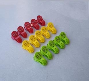 号码牌夹子数字编号牌麻辣烫口味夹餐饮饭店包厢上菜叫号牌夹定制