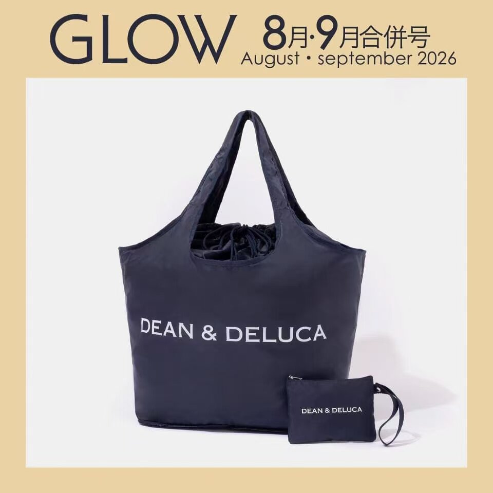 日本杂志款DEAN&DELUCA尼龙单肩购物袋大容量轻便可折叠手提包