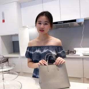 日本杂志款小清新便当包防水手拎包女小包包简约手提包可爱饭盒袋