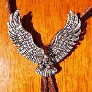 男士 tie个性 展翅老鹰配饰品波洛领绳 bolo 欧美跨境猎鹰Vintage