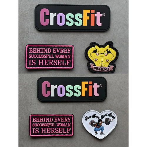 Hyrox/CrossFit展示背包魔术贴章 撸铁健身运动背包魔术贴