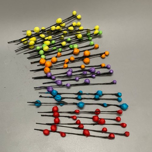 仿真银柳花创意盘饰配件