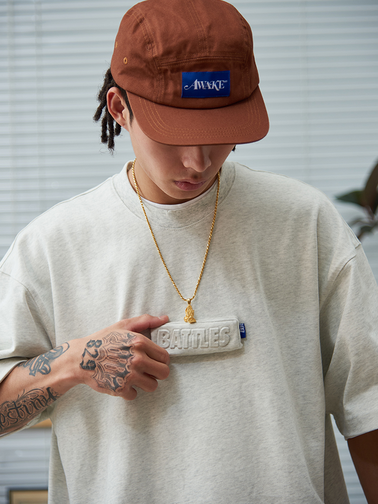 t新品压印立体街头上衣短袖