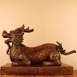 纯铜龙头铡刀摆件影视剧道具装饰品包青天行刑龙头铡铜包拯摆设