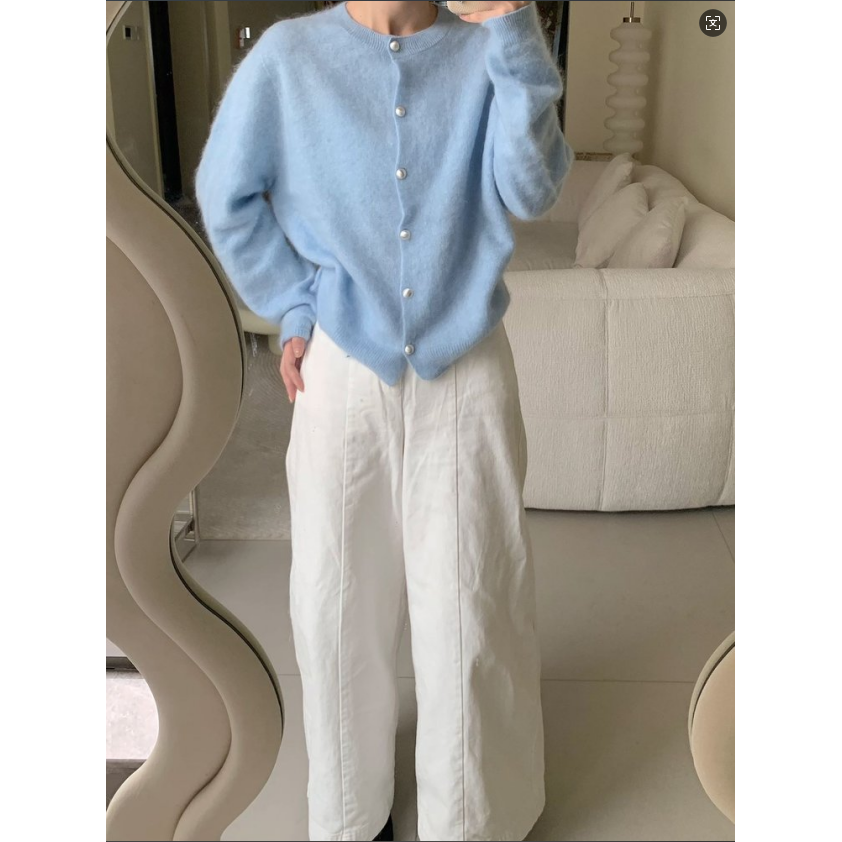 【思思粉丝专享】100%山羊绒拉绒女式羊绒衫25DAK0813