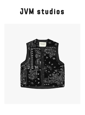 28301 - 新款时尚百搭休闲腰果花马夹12.3