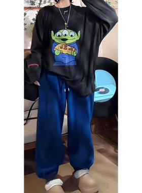 50382-新款时尚百搭摇粒绒休闲卫裤12.17