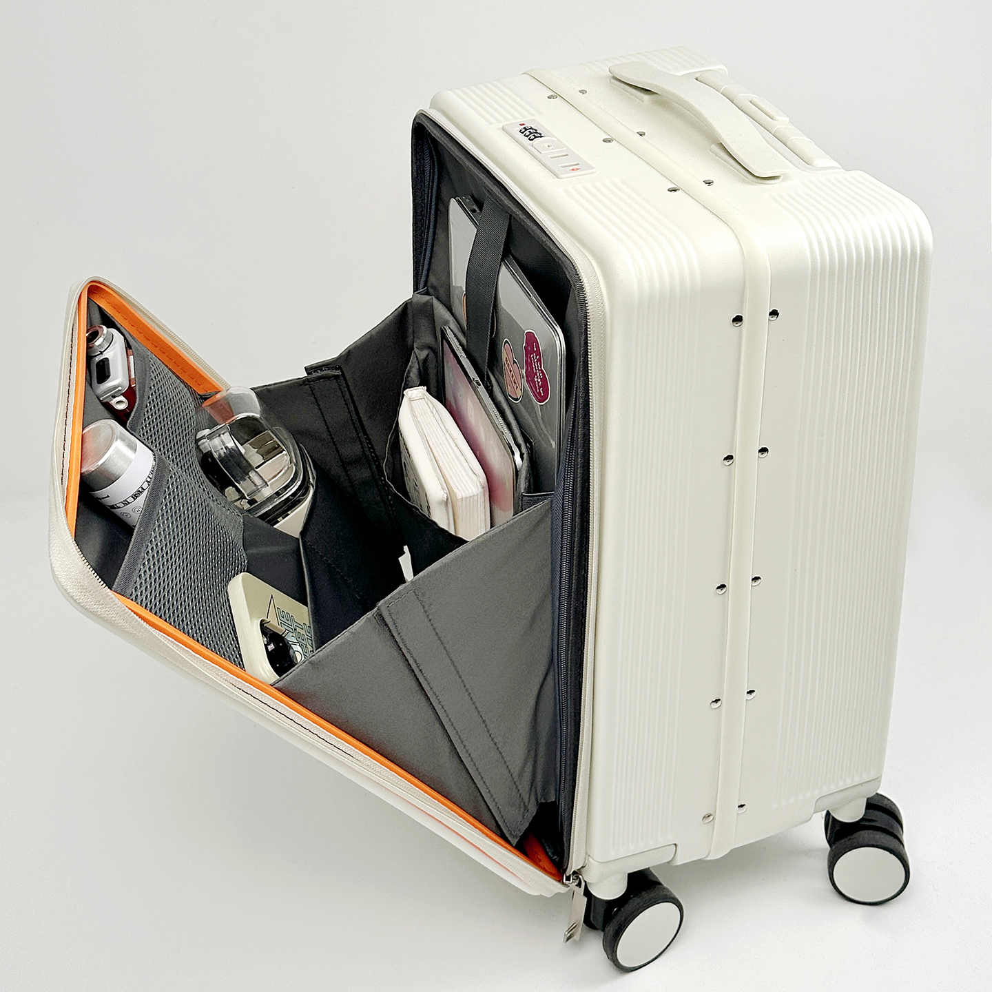 登机箱手机支架水杯架电脑兜