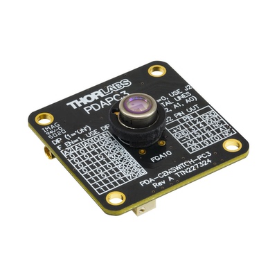 thorlabs铟镓砷探测器PDAPC3可调增益900-1700nm带宽13MHz