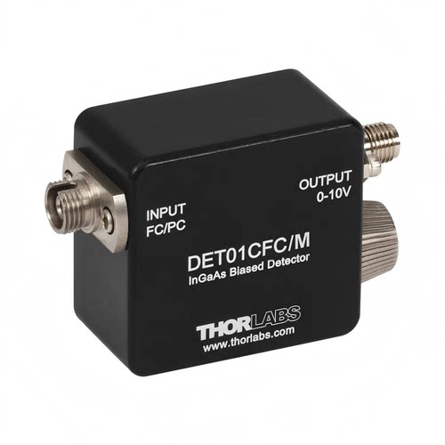 Thorlabs DET01CFC/M铟镓砷光电探测器FC/PC耦合1.2GHz800-1700nm