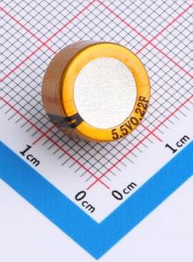 FH5R5C224TH-L0 超级电容器 0.22F20%~+80% 5.5V 插件,P=5mm