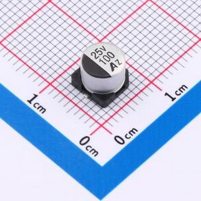 GVZ1E107M0606CN 贴片型铝电解电容 100uF ±20% 25V SMD,D6.3xL5