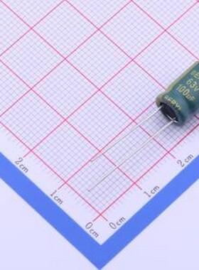 RC063M101LO8*12TH-2A1E 直插铝电解电容 100uF ±20% 63V 插件,D