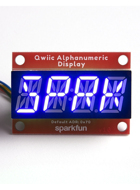 COM-16917【QWIIC ALPHANUMERIC DISPLAY BLUE 】