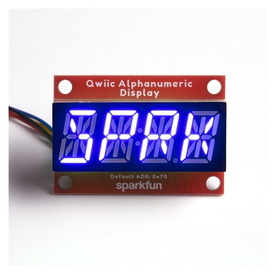 COM-16917【QWIIC ALPHANUMERIC DISPLAY BLUE 】