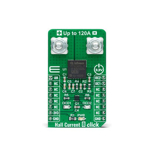 MIKROE-4508【HALL CURRENT 8 CLICK - 120A 】