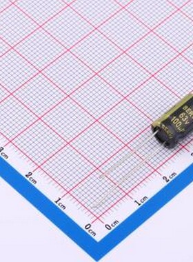 RG063M101LO8*12TA-1A1Et 直插铝电解电容 100uF ±20% 63V 插件,