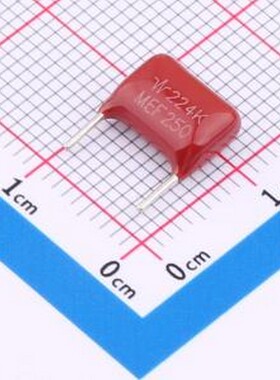 MEF224K2E3AS3040A1 薄膜电容 220nF ±10% 250V 插件,P=7.5mm