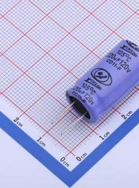 ECF1IM221K25OTPO 直插铝电解电容 220uF ±20% 120V 插件,D13xL2