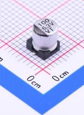 VT0J101M0505 贴片型铝电解电容 100uF ±20% 6.3V SMD,D5xL5.4mm